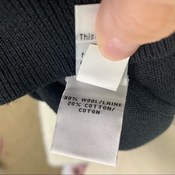 DVF Donna Cardigan Sweater Small Black C228 - Picture 6 of 6